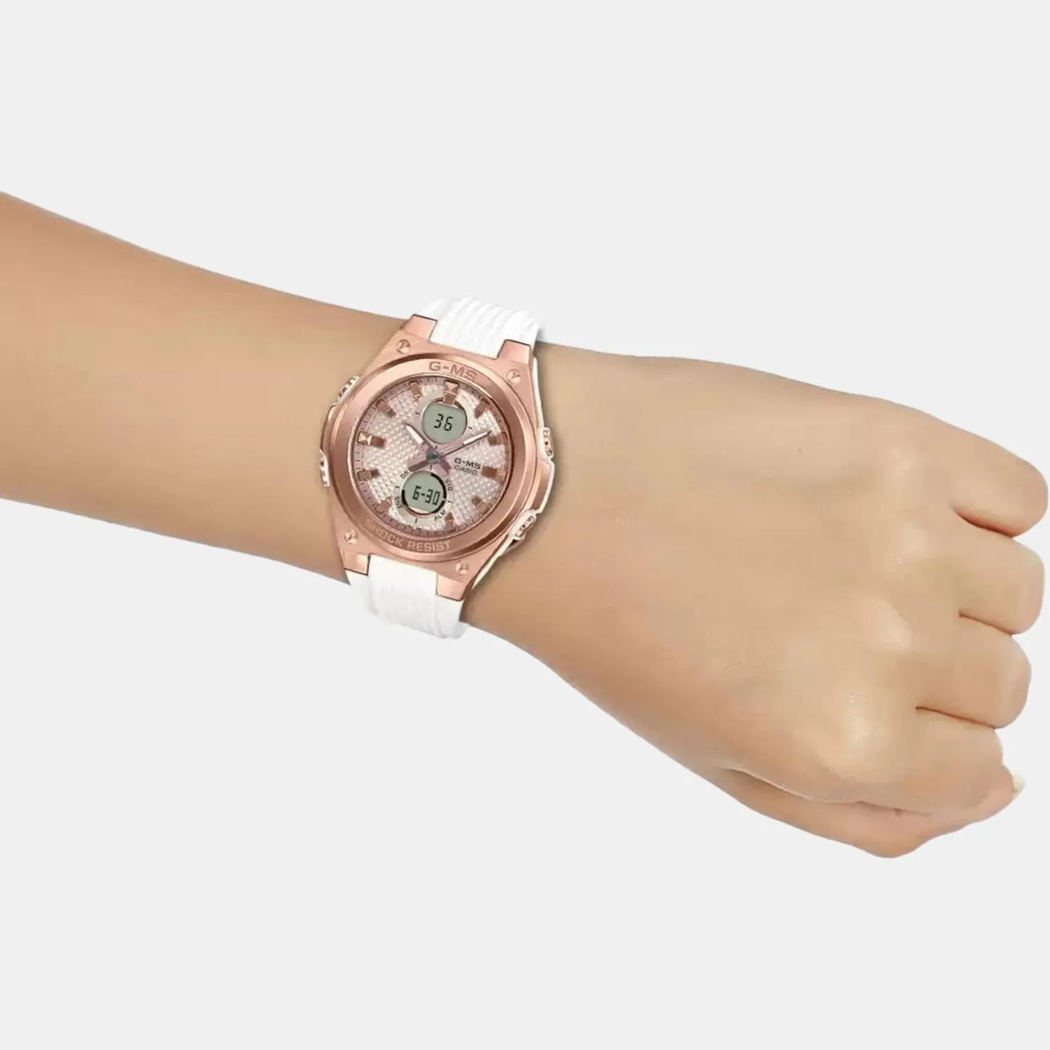 Baby-G Women's Analog-Digital Resin Watch B214 - MSG-C100G-7ADR