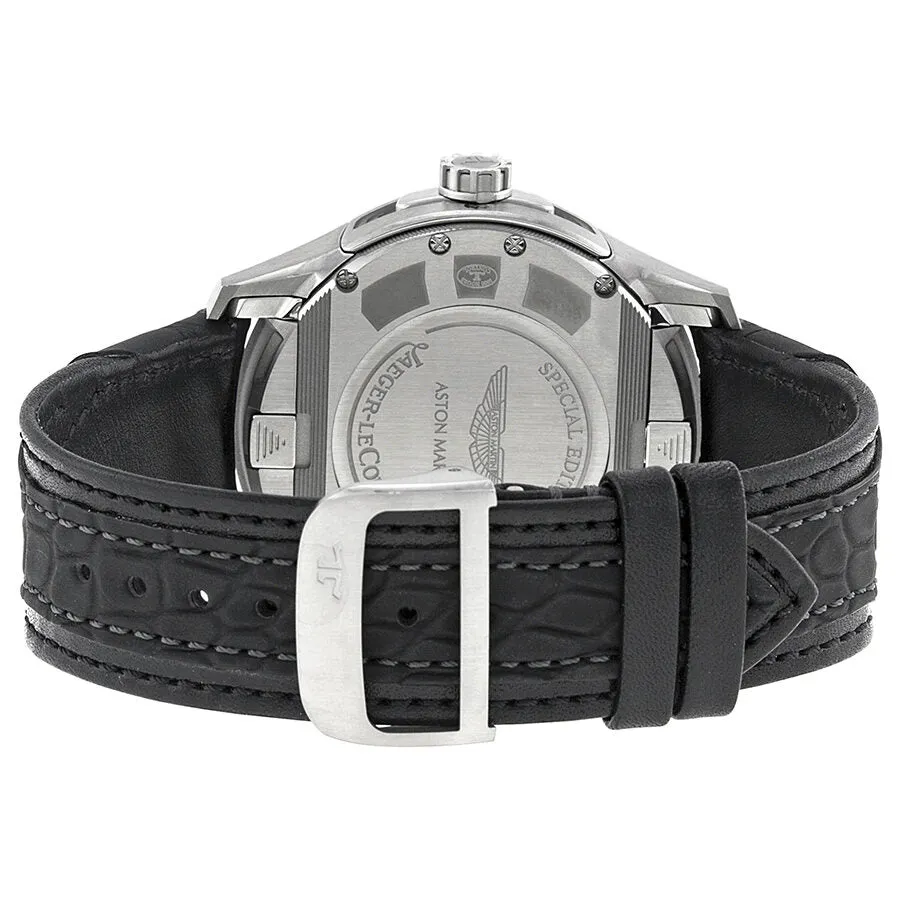 Jaeger LeCoultre AMVOX7 Chronograph Black Dial Calfskin Leather Automatic Men's Watch Q194T470